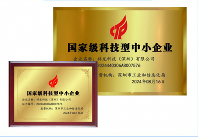 祥龍科技成功入庫“國家級科技型中小企業”，深耕信息科技技術開發領域